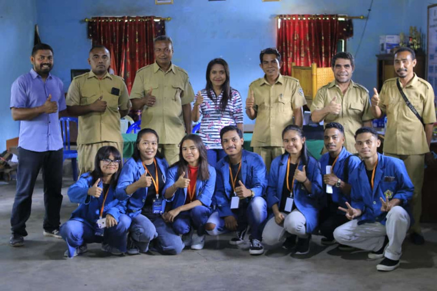 7 Mahasiswa Fisip UNWIRA Kupang Siap Tempur dengan Program KKN-T MBKM Mandiri di Desa Pledo